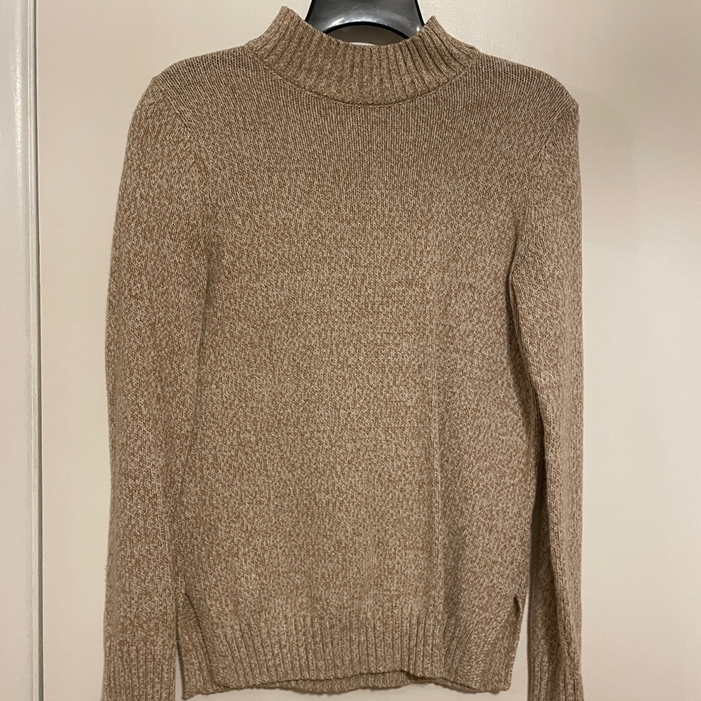 Beige Turtleneck